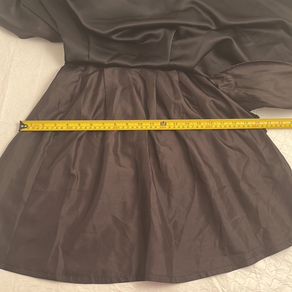 Kate Spade crepe bow back formal cocktail dress black 00 - Picture 10 of 11